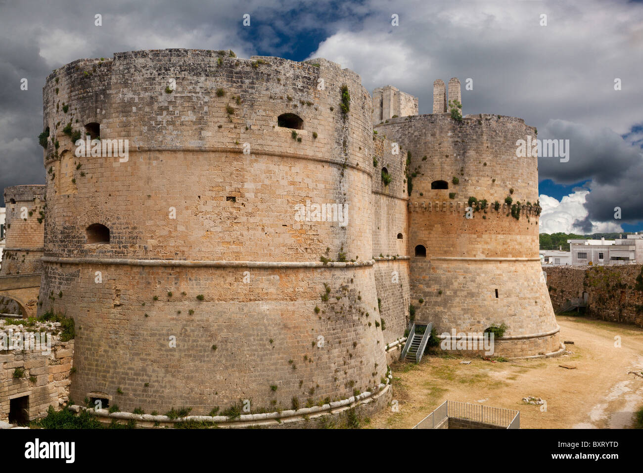 Arafonese castle, Otranto, Puglia, Italy Stock Photo