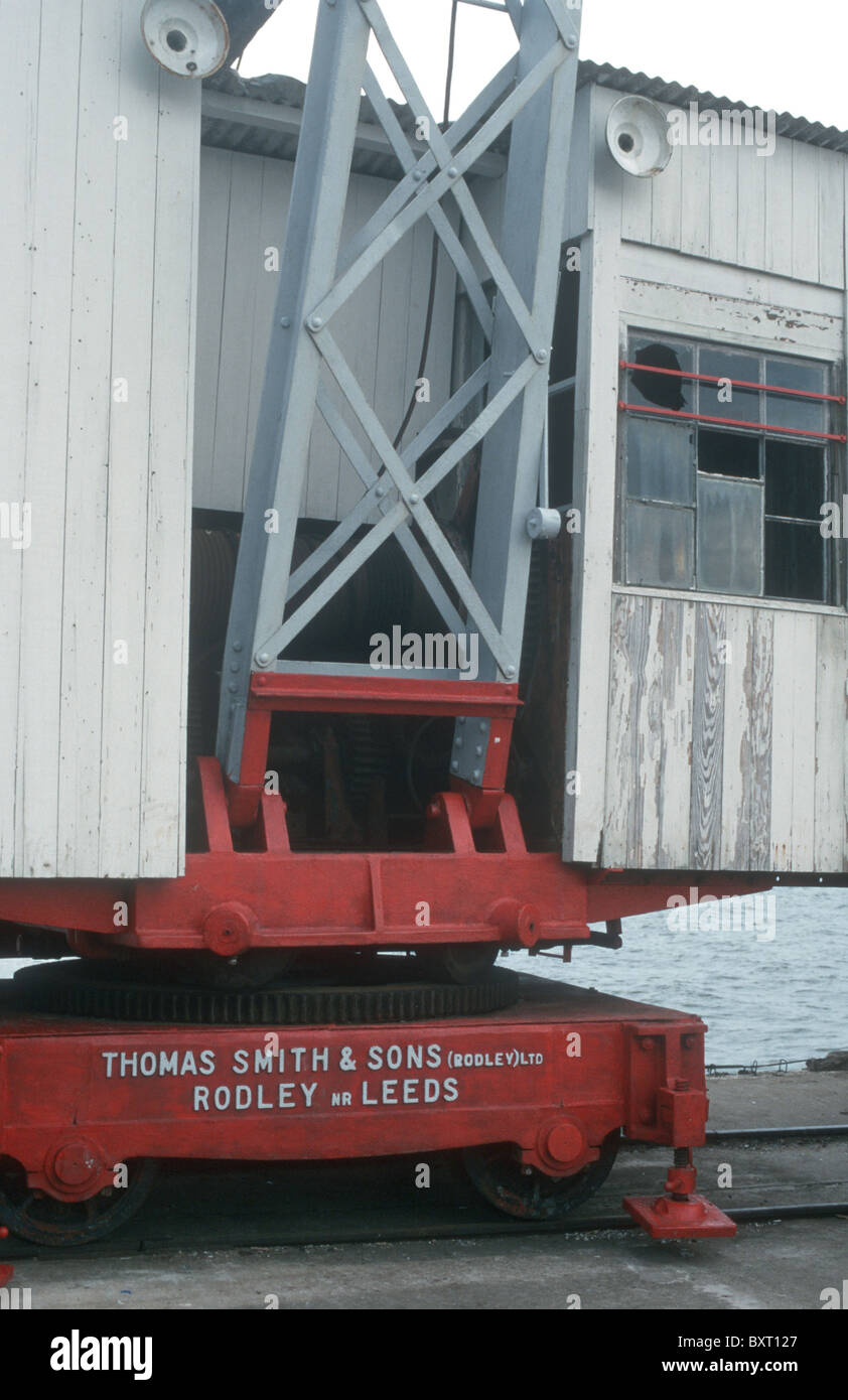 URUGUAY. REMNANTS OF THE ANGLO MEAT PACKING HOUSE IN FRAY BENTOS, FAMOUS FOR ITS CORNED BEEF