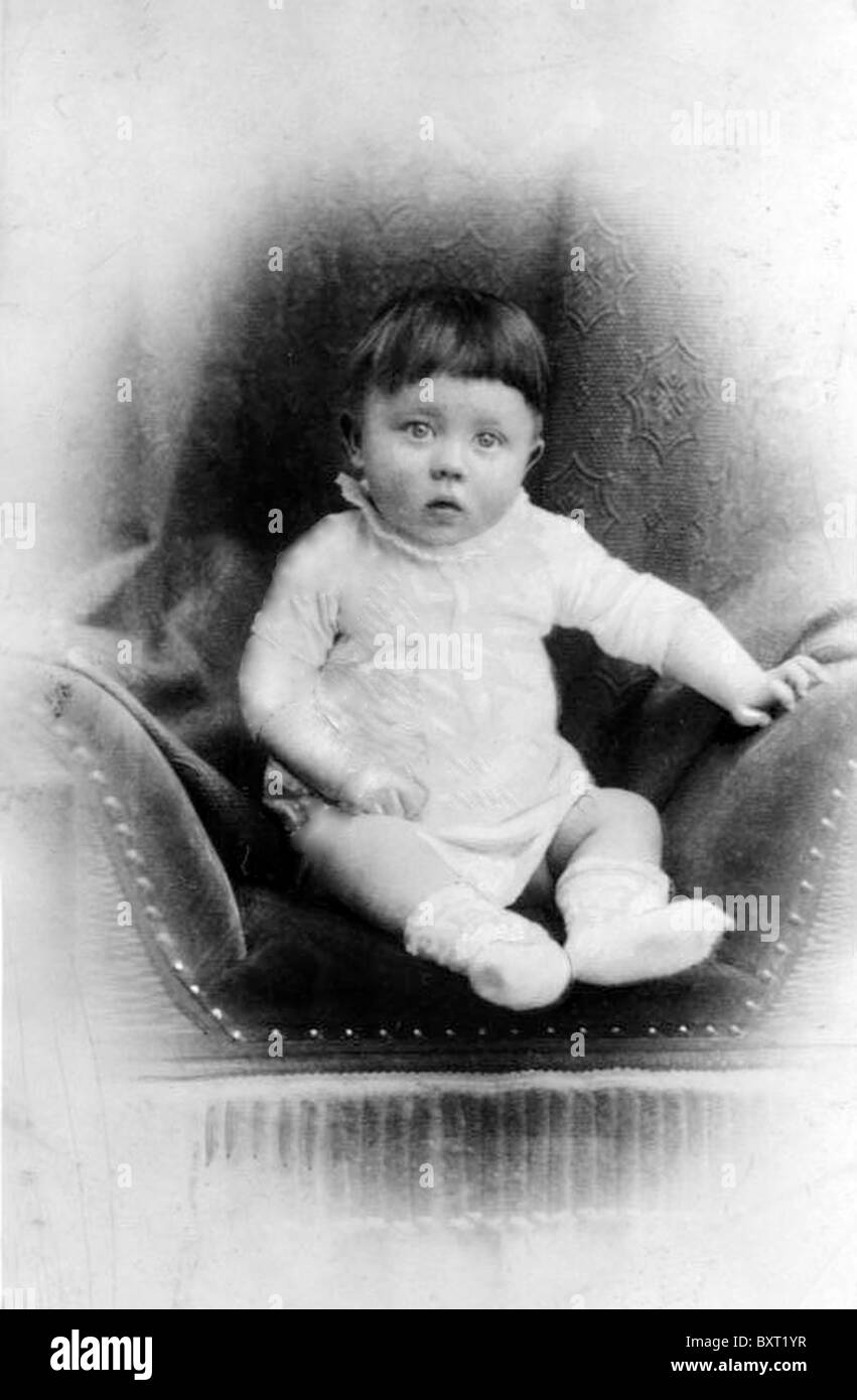 ADOLF HITLER (1889-1945)  as a baby Stock Photo