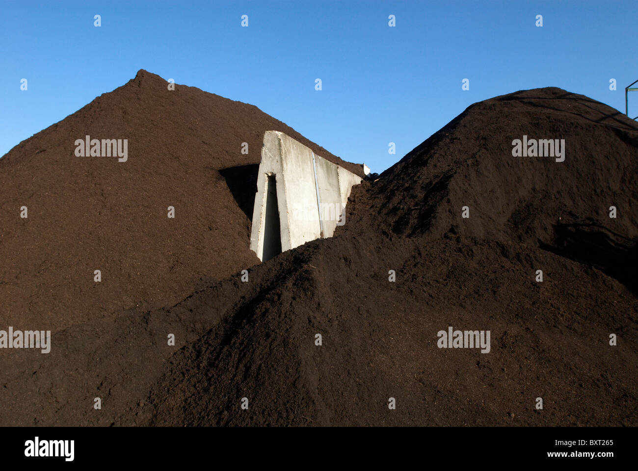 Green Waste Recycling Centre UK Stock Photo Alamy