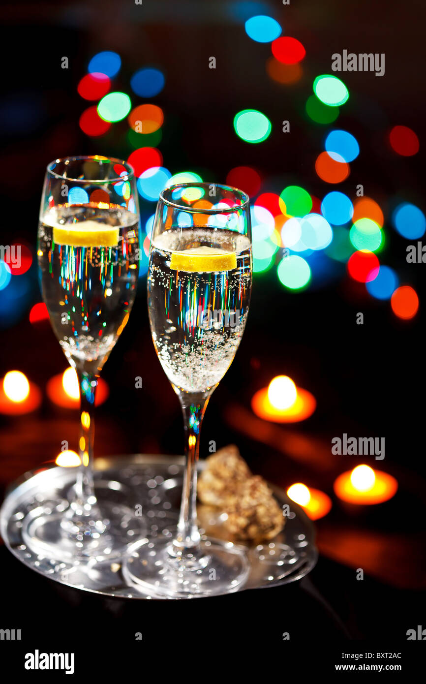 flutes of champagne Stock Photo Alamy