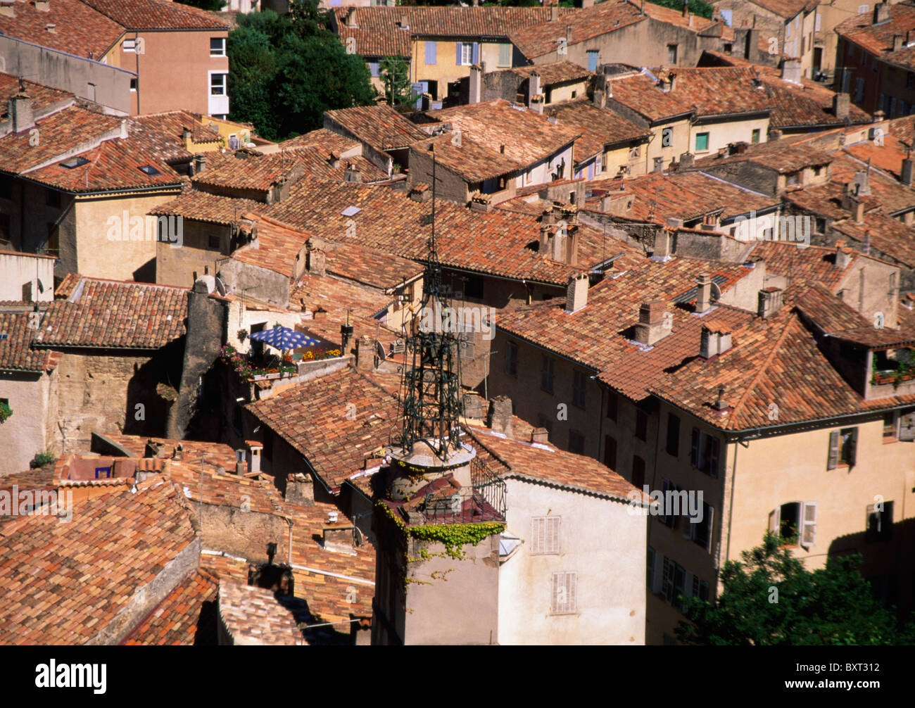 House Rooftops, Elevated View Stock Photo - Alamy