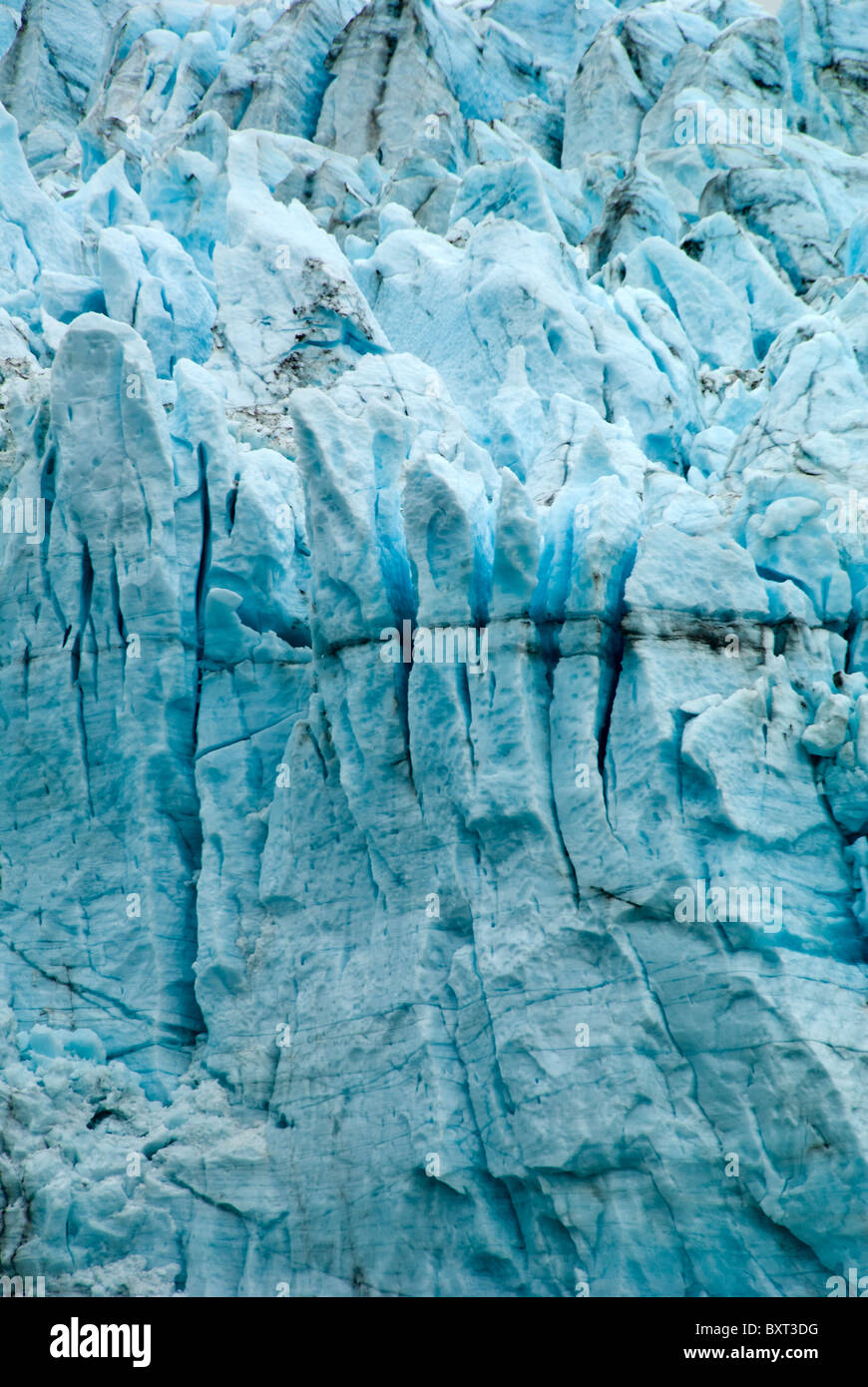 Margerie Glacier, 21 miles long in Glacier Bay, part of Glacier Bay
