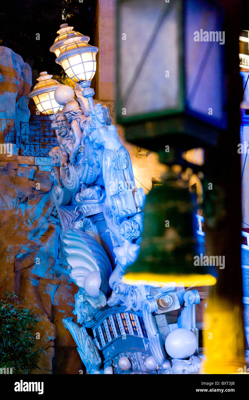detail of decoration, Treasure Island, Las Vegas, Nevada, USA Stock Photo