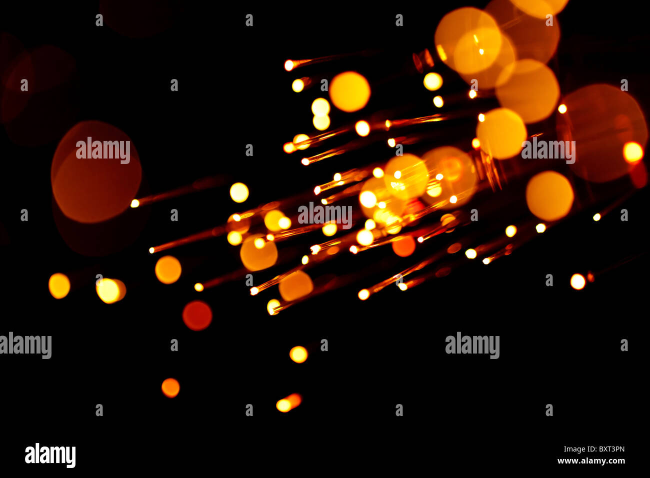 fiber optic abstract background Stock Photo