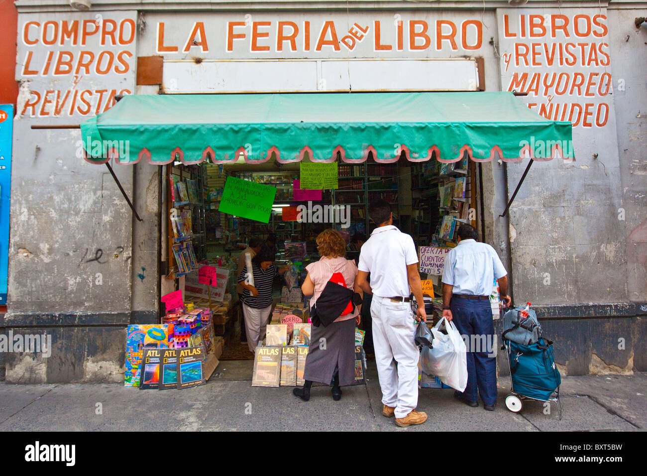 Bookstore in Mexico City, Mexico Stock Photo