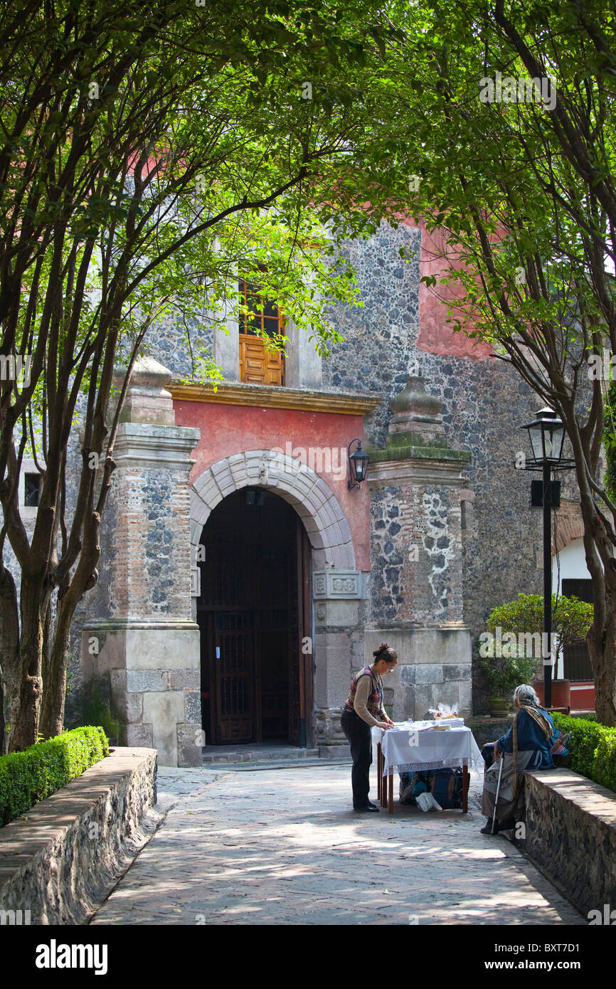 Templo de San Jacinto, Coyoacan, Mexico City, Mexico Stock Photo