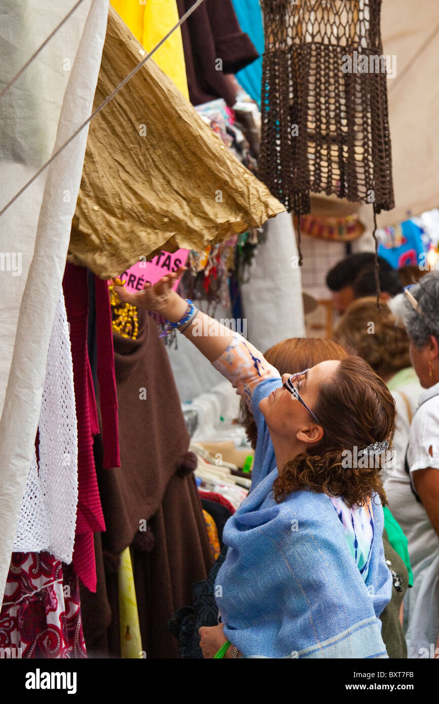 San Angel Saturday Bazaar, Coyoacan, Mexico City, Mexico Stock Photo
