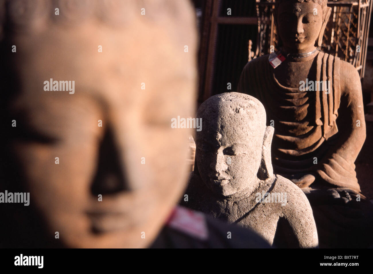 Buddha statues, Santa Fe, New Mexico Stock Photo