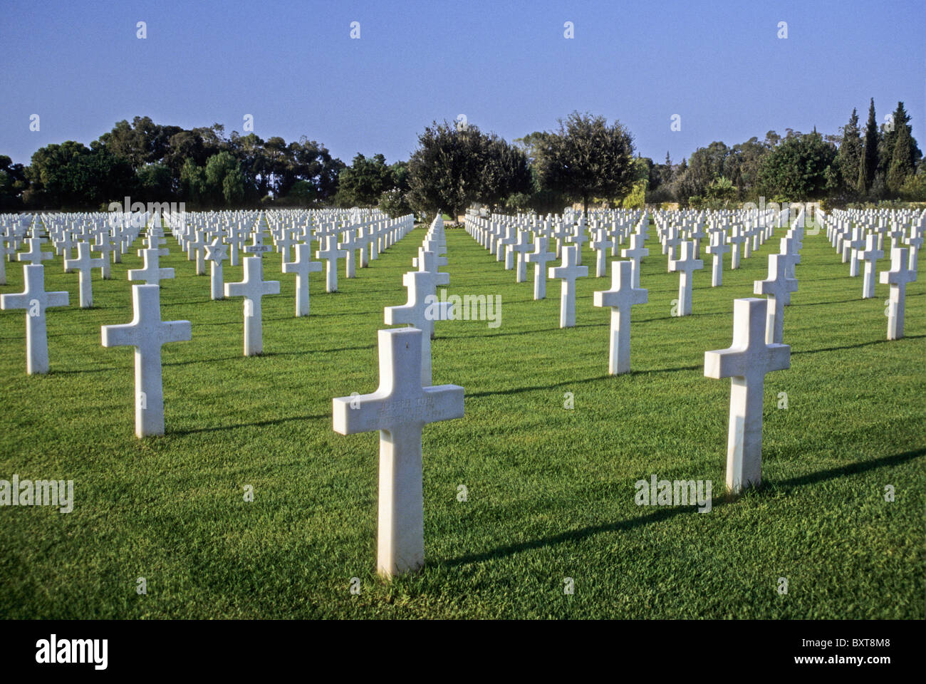 North african american cemetery tunisia hi-res stock photography and 