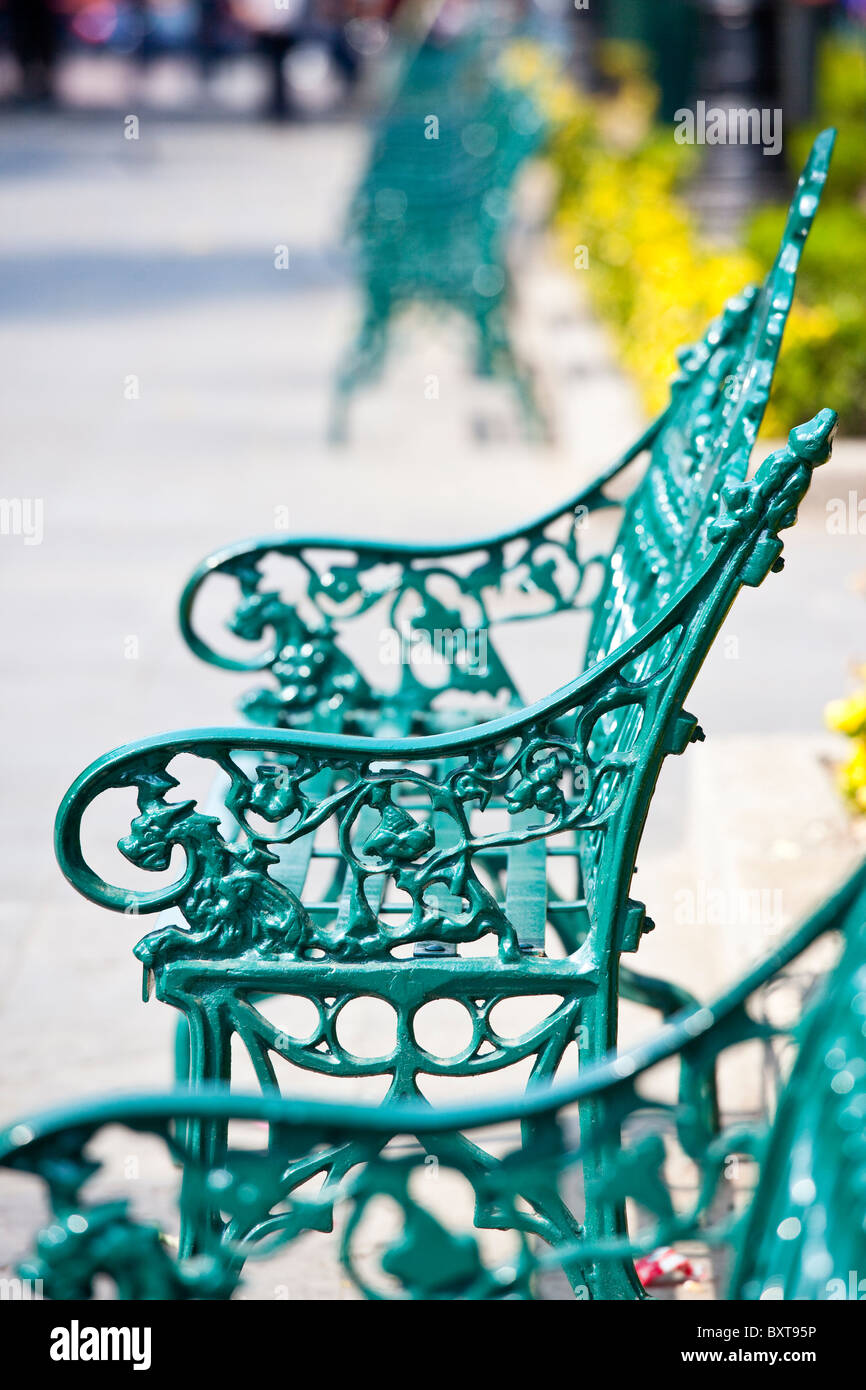 Hidalgo Plaza in Coyoacan in Mexico City Stock Photo