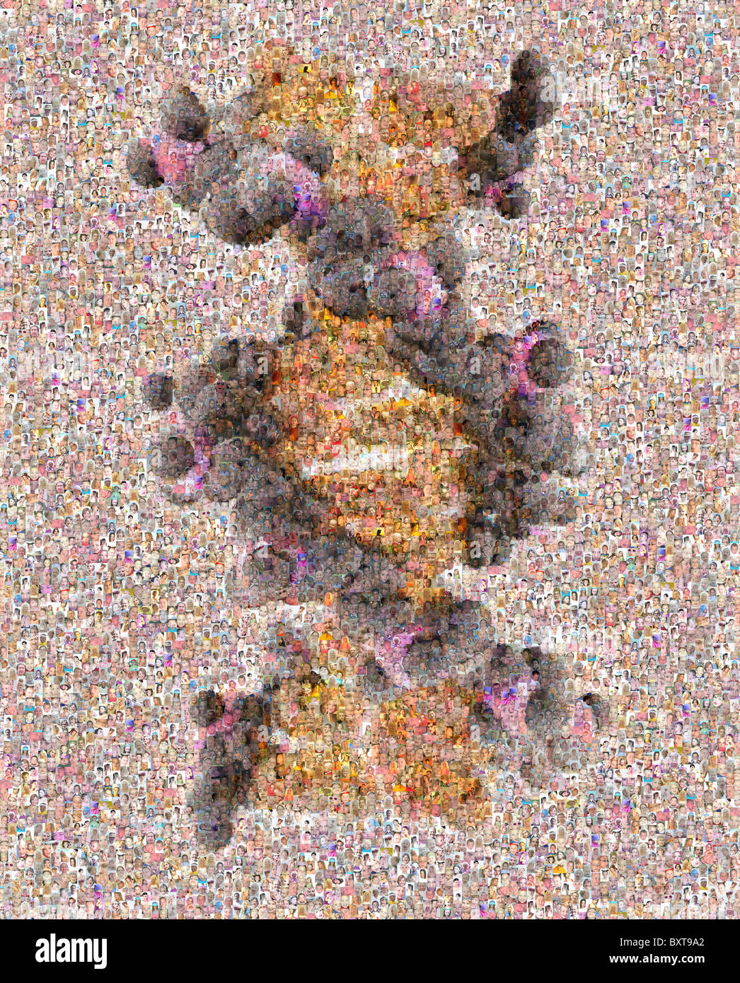 Faces mosaic hi-res stock photography and images - Alamy