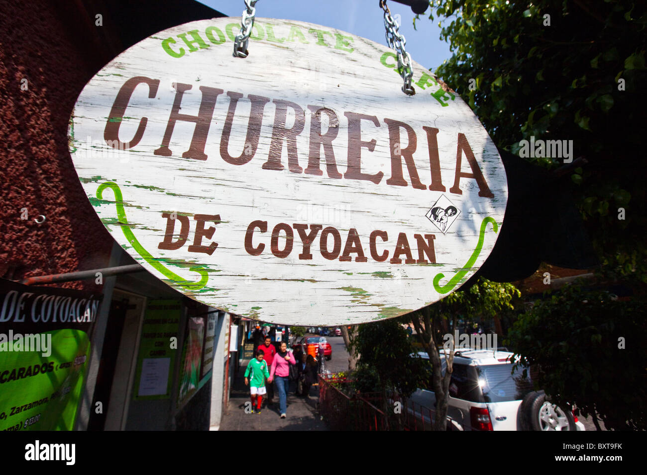 Churreria, Coyoacan, Mexico City, Mexico Stock Photo