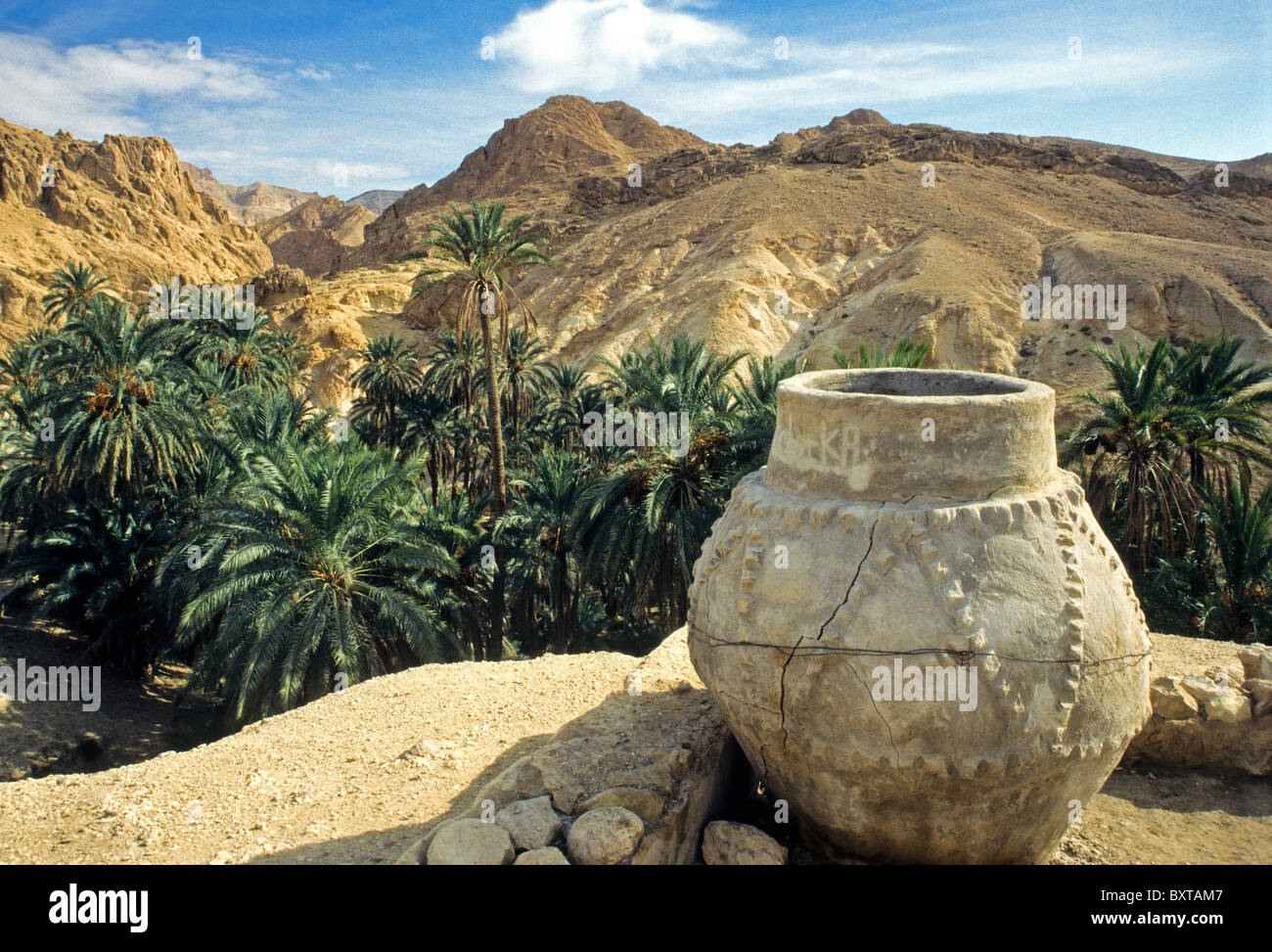 Mountain oasis of Chebika, Tunisia Stock Photo - Alamy