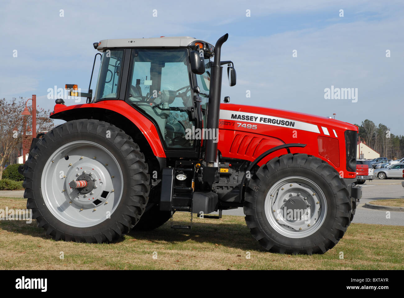 Massey Ferguson Farm Tractor Stock Photo