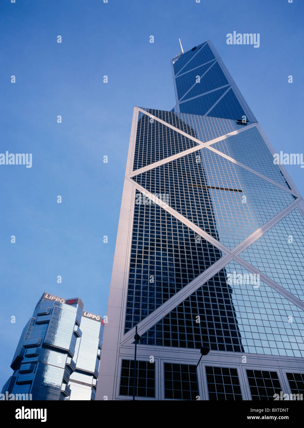 Bank Of China And Lippo Building Stock Photo