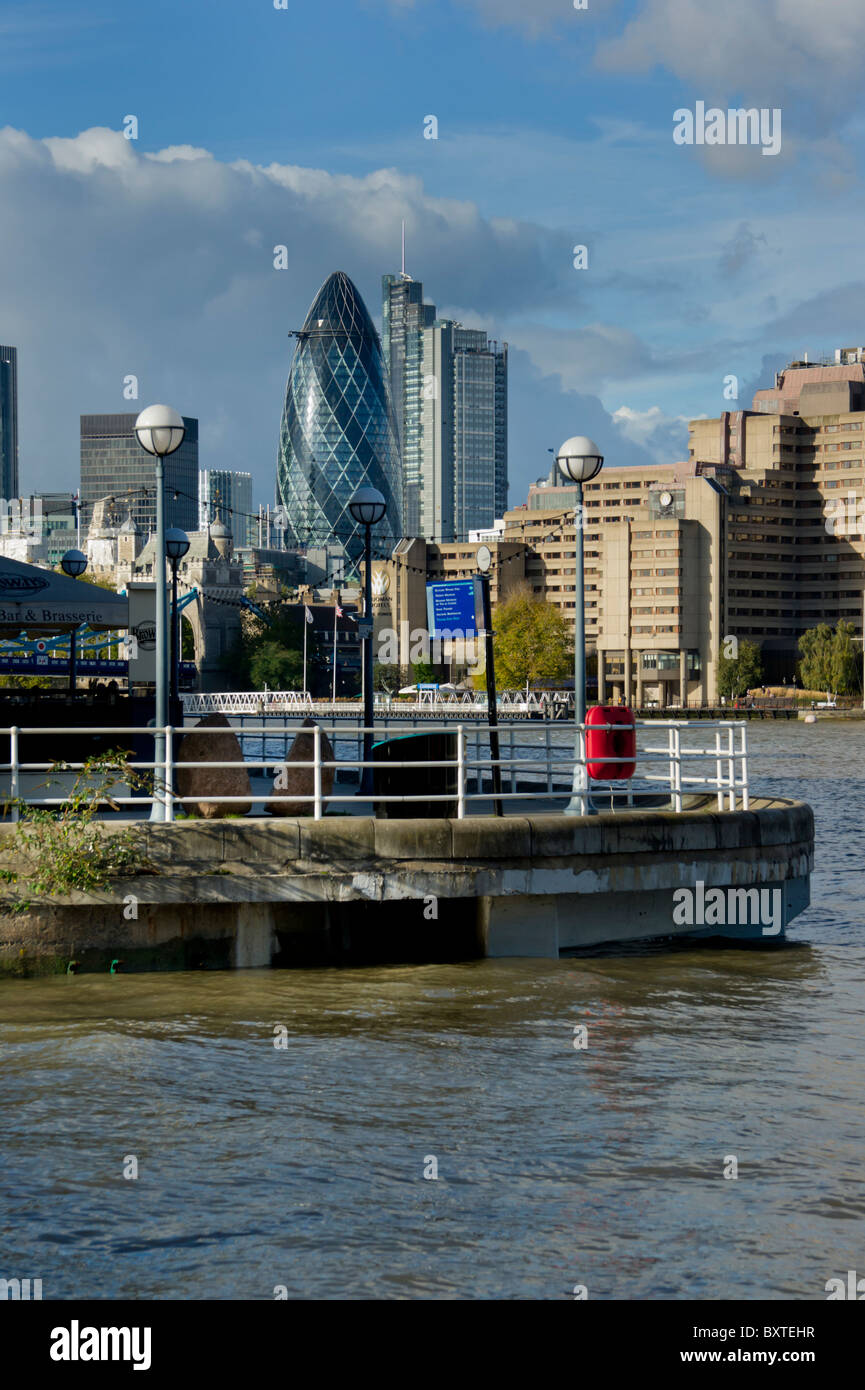 Europe, Uk, England, London, City Skyline With Heron Tower Stock Photo
