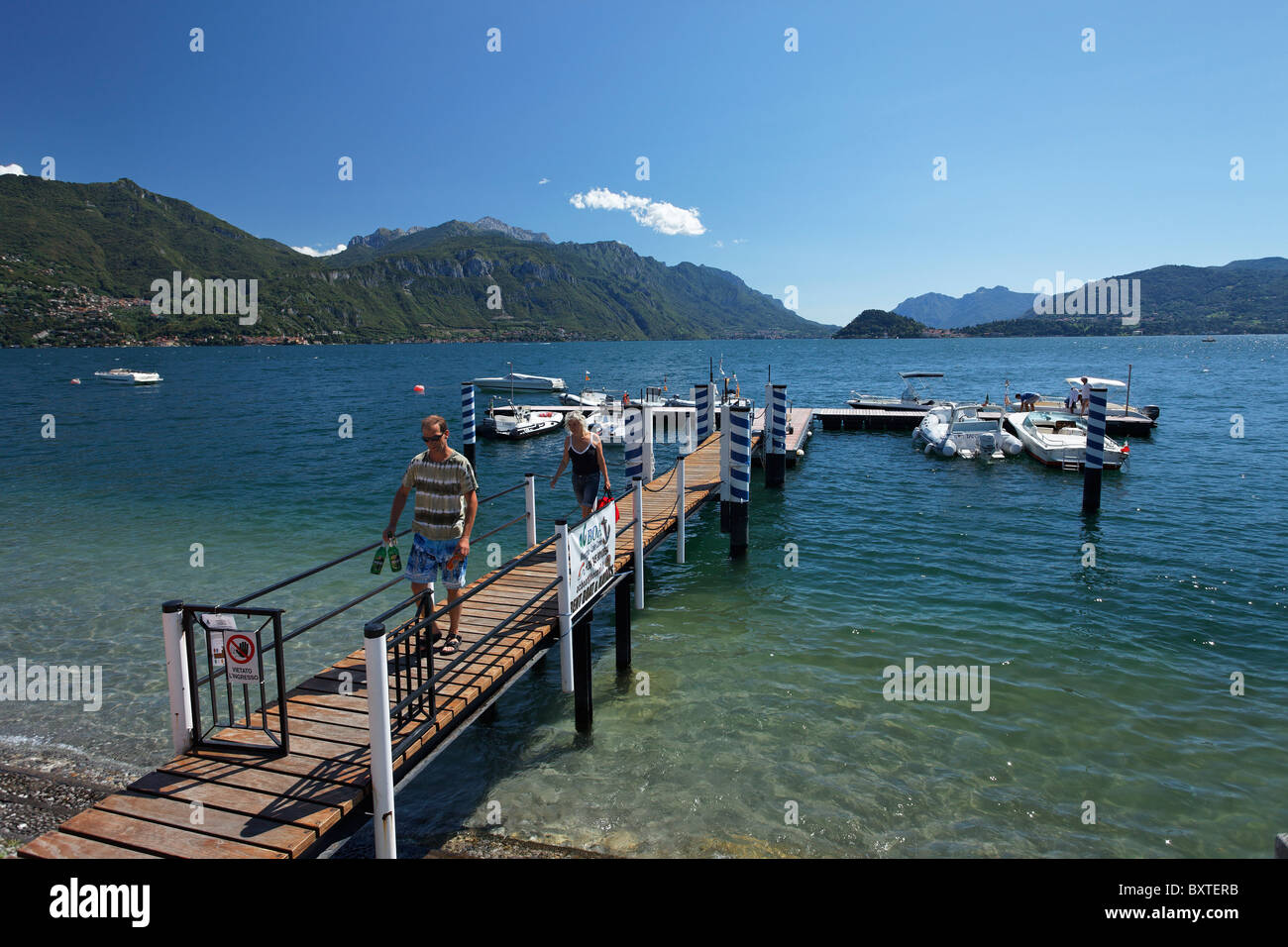 Boat rental, Lake Como, Lombardy, Italy Stock Photo Alamy