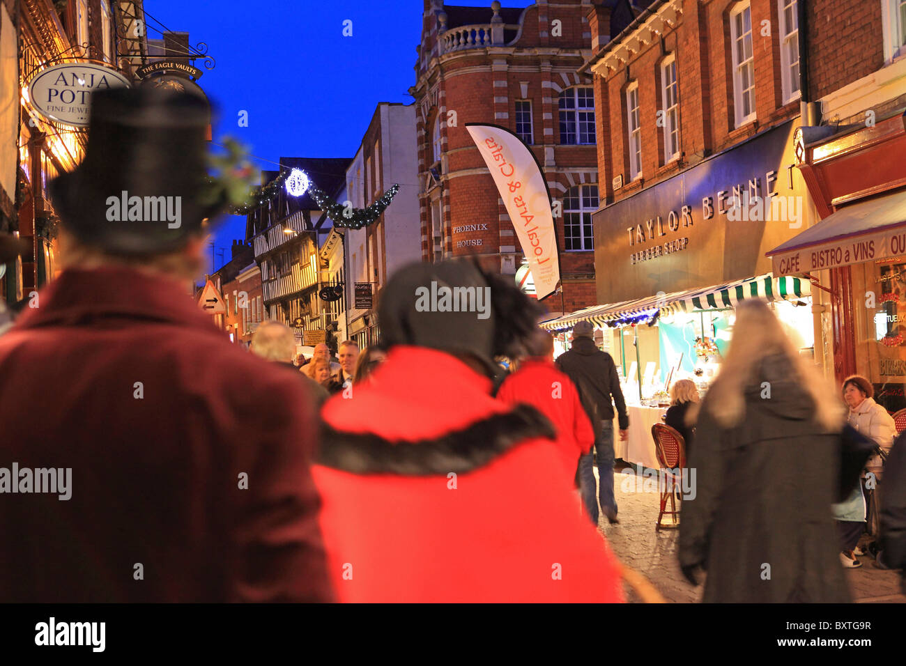 Worcester, Victorian Christmas Fair, Friar Street Stock Photo Alamy