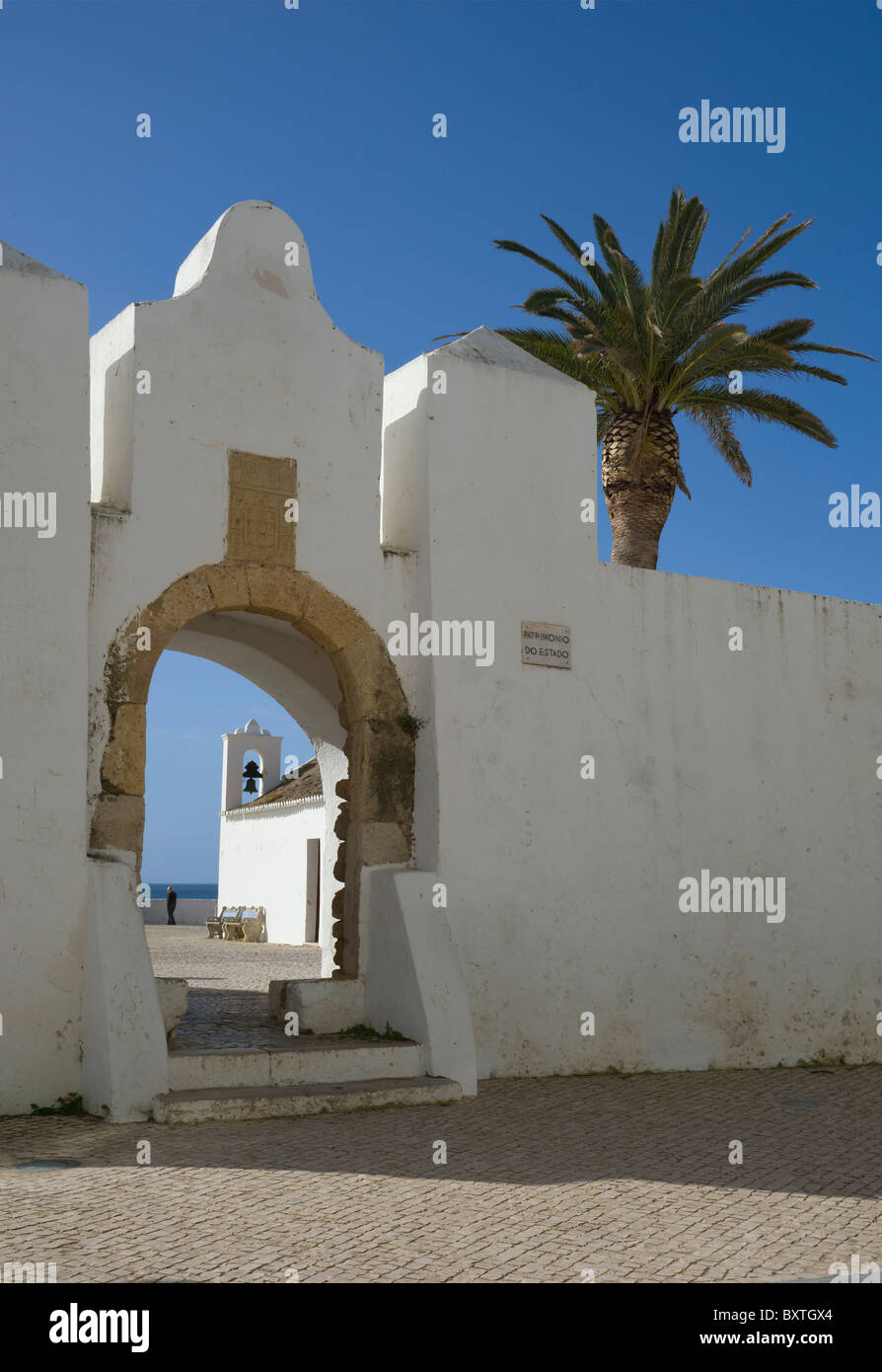 A Fortaleza, In The Old Part Of Town, Armacao De Pera, Algarve, Portugal Stock Photo