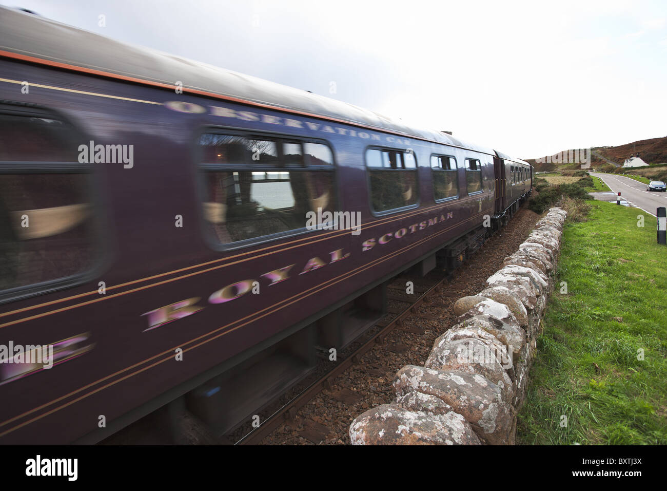 The Royal Scotsman Train. Stock Photo