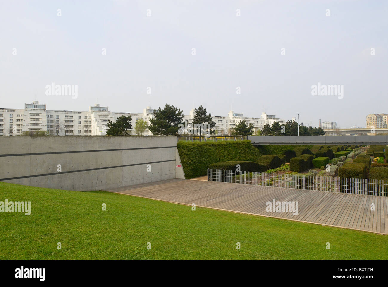 Barrier Point Apartments looking over Thames Barrier Park East London UK Stock Photo Alamy