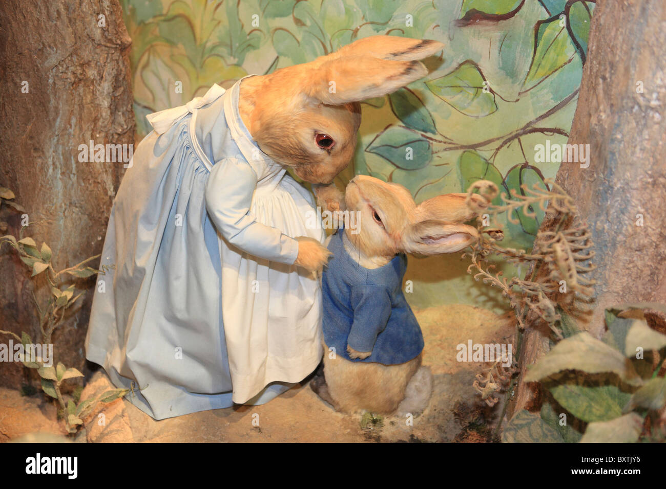 Cumbria, Bownessonwindermere, The World Of Beatrix Potter Attraction, Mrs Rabbit And Peter