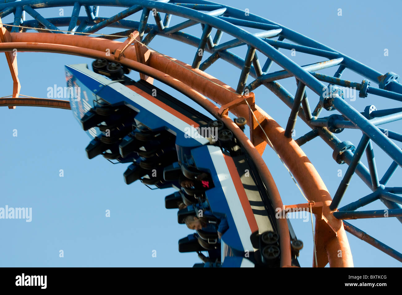 The IrnBru Revolution ride at Blackpool Pleasure Beach (fairground