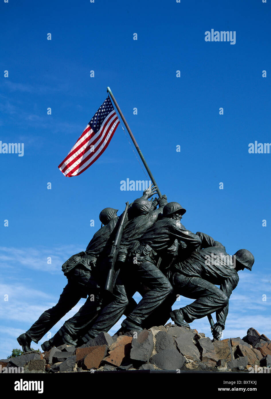 Iwo Jima Statue Stock Photo