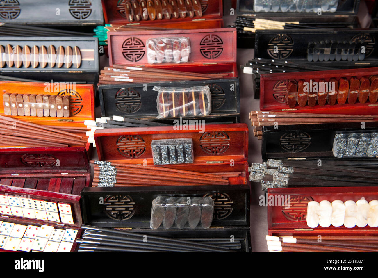 Chopstick sets, Hoi An, Vietnam Stock Photo Alamy