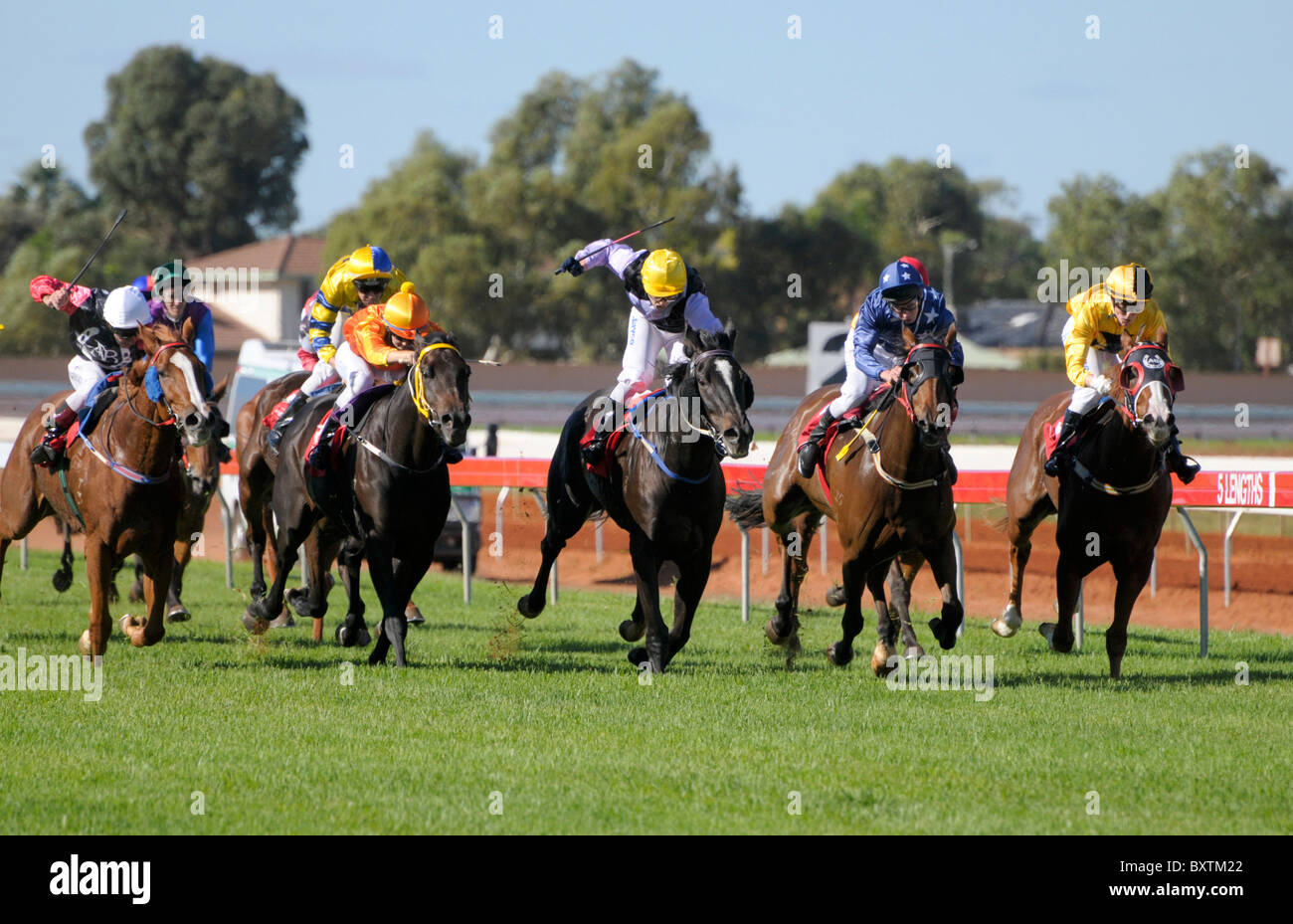Kalgoorlie Races Horseracing at Kalgoorlie Racecourse, Western Australia Stock Photo - Alamy