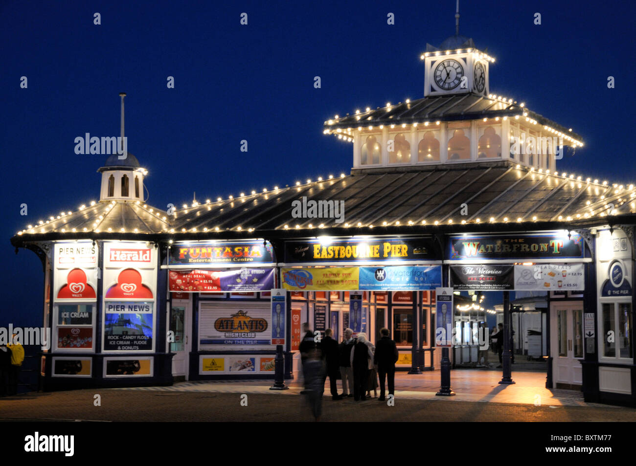 The Pier At Eastbourne Sussex Stock Photo