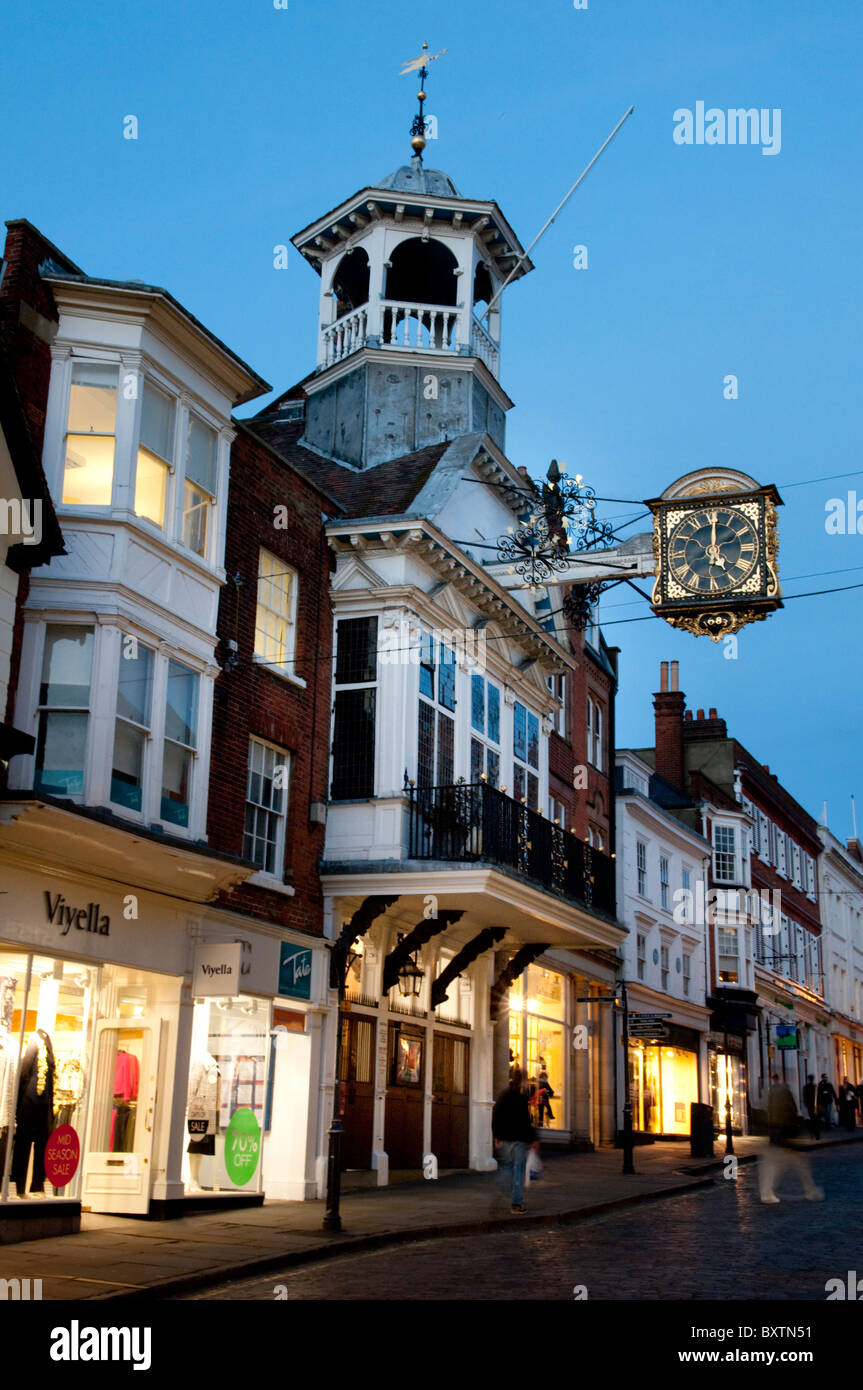 Guildford town clock hires stock photography and images Alamy