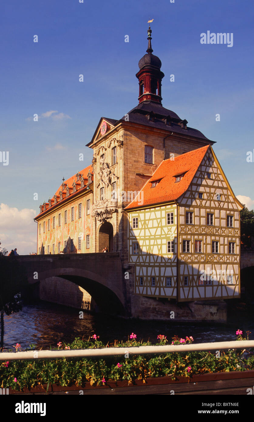 Europe, Germany, Bavaria, Bamberg, Rathaus Stock Photo