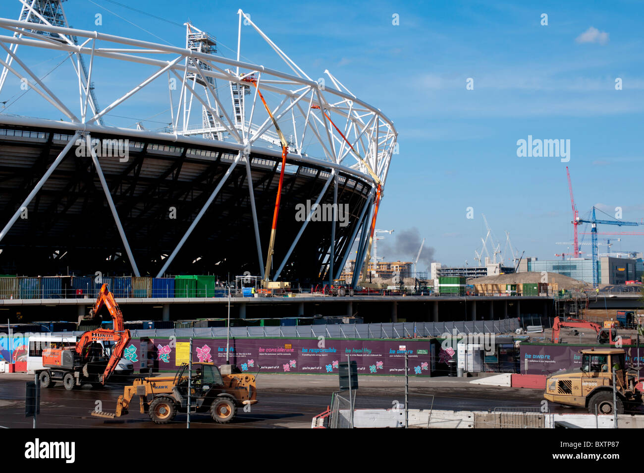 Europe, Uk, England, London, Stratford Stadium April 2010 Stock Photo