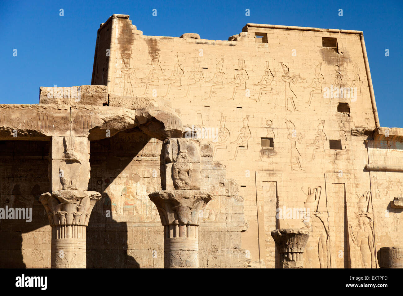 Edfu Temple, Egypt 2 Stock Photo