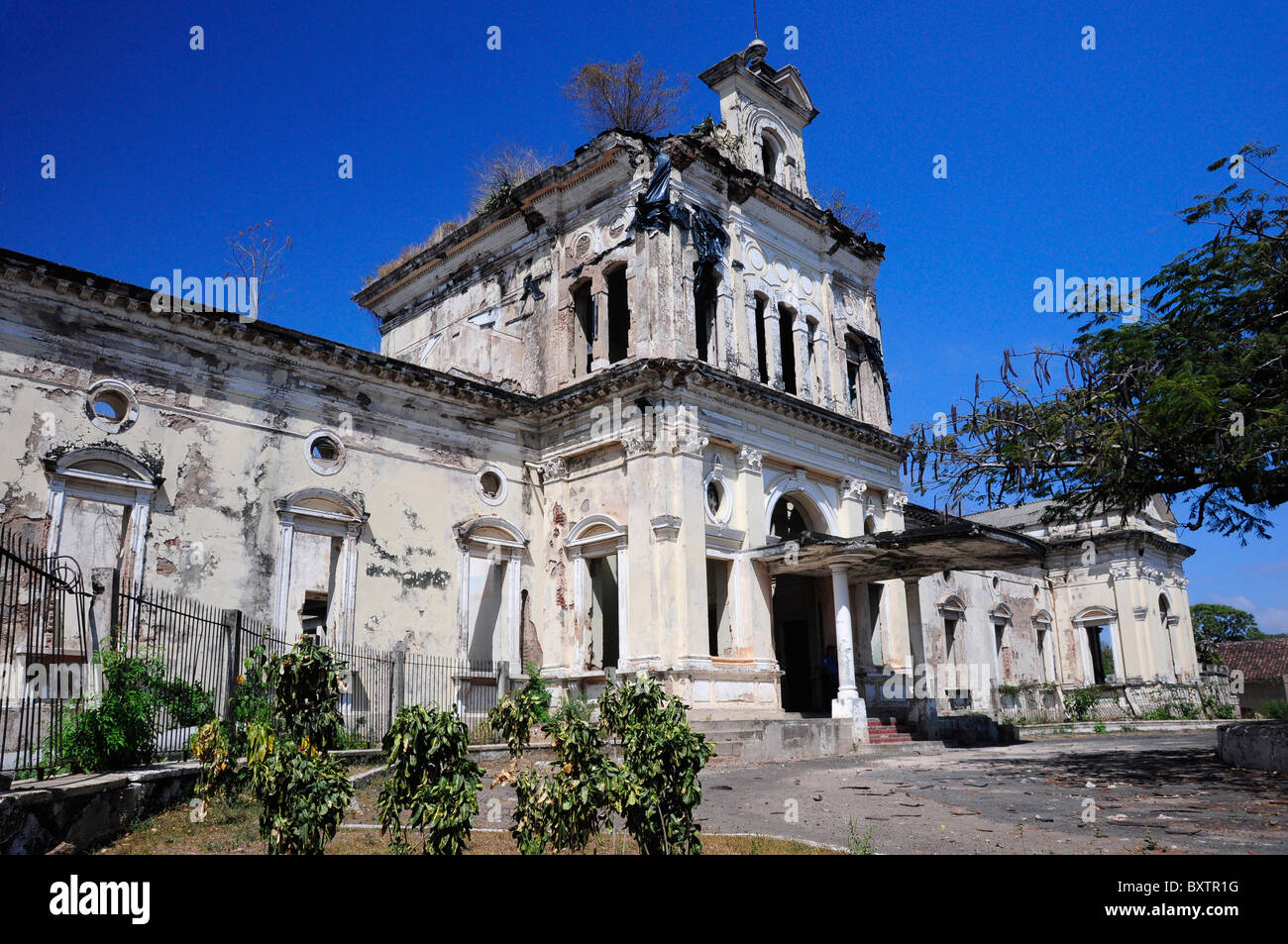 Old hospital building, Granada, Nicaragua, Central America Stock Photo