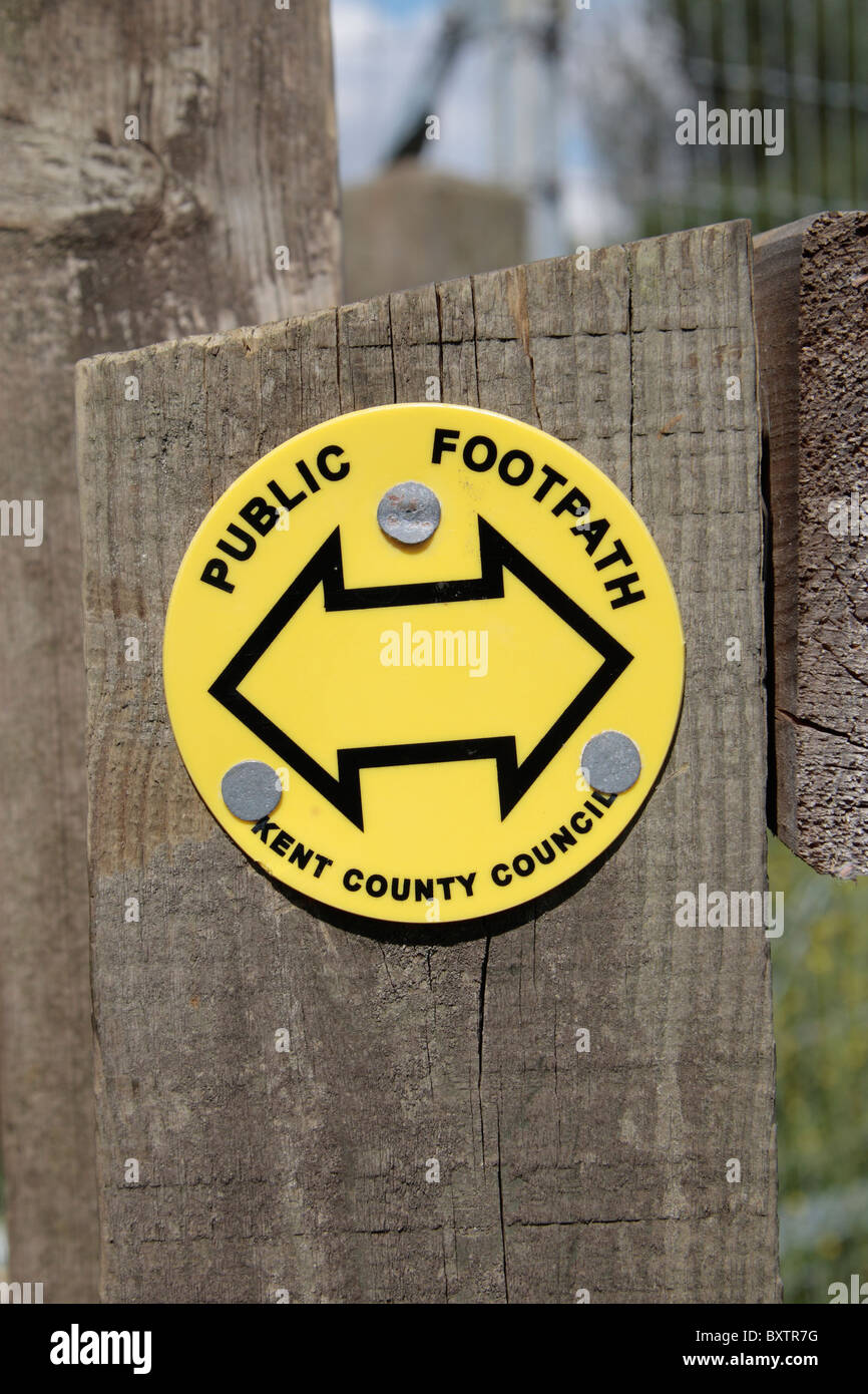 Kent County Council Public Footpaths Kent County Council High Resolution Stock Photography And Images - Alamy
