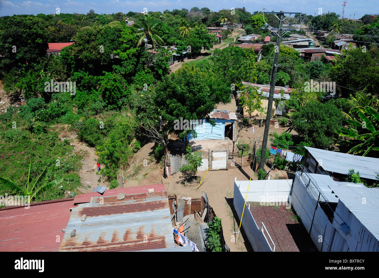 View from Fortaleza de la polvora, Gunpowder Fort, Granada, Nicaragua, Central America Stock Photo