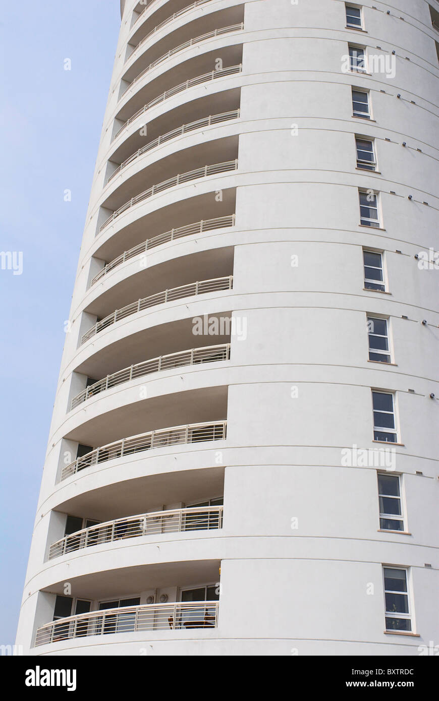 Detail of Barrier Point Apartments East London UK Stock Photo Alamy