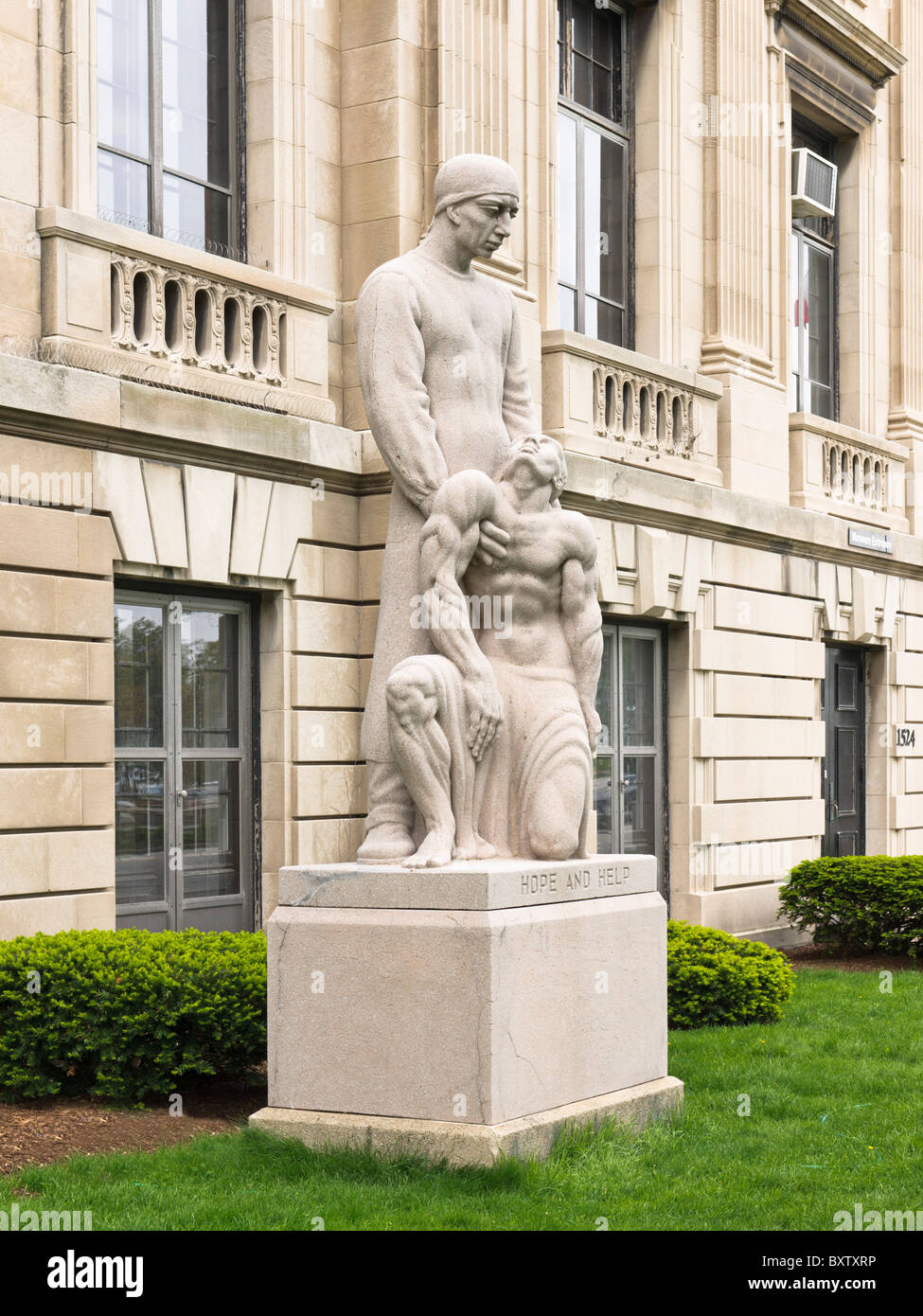 Hope & Help, International College of Surgeons, Chicago Stock Photo
