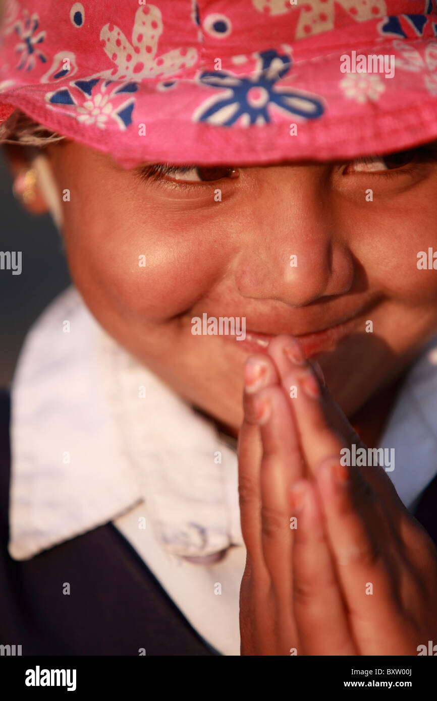 Portrait of an Indian girl Andhra Pradesh South India Stock Photo - Alamy