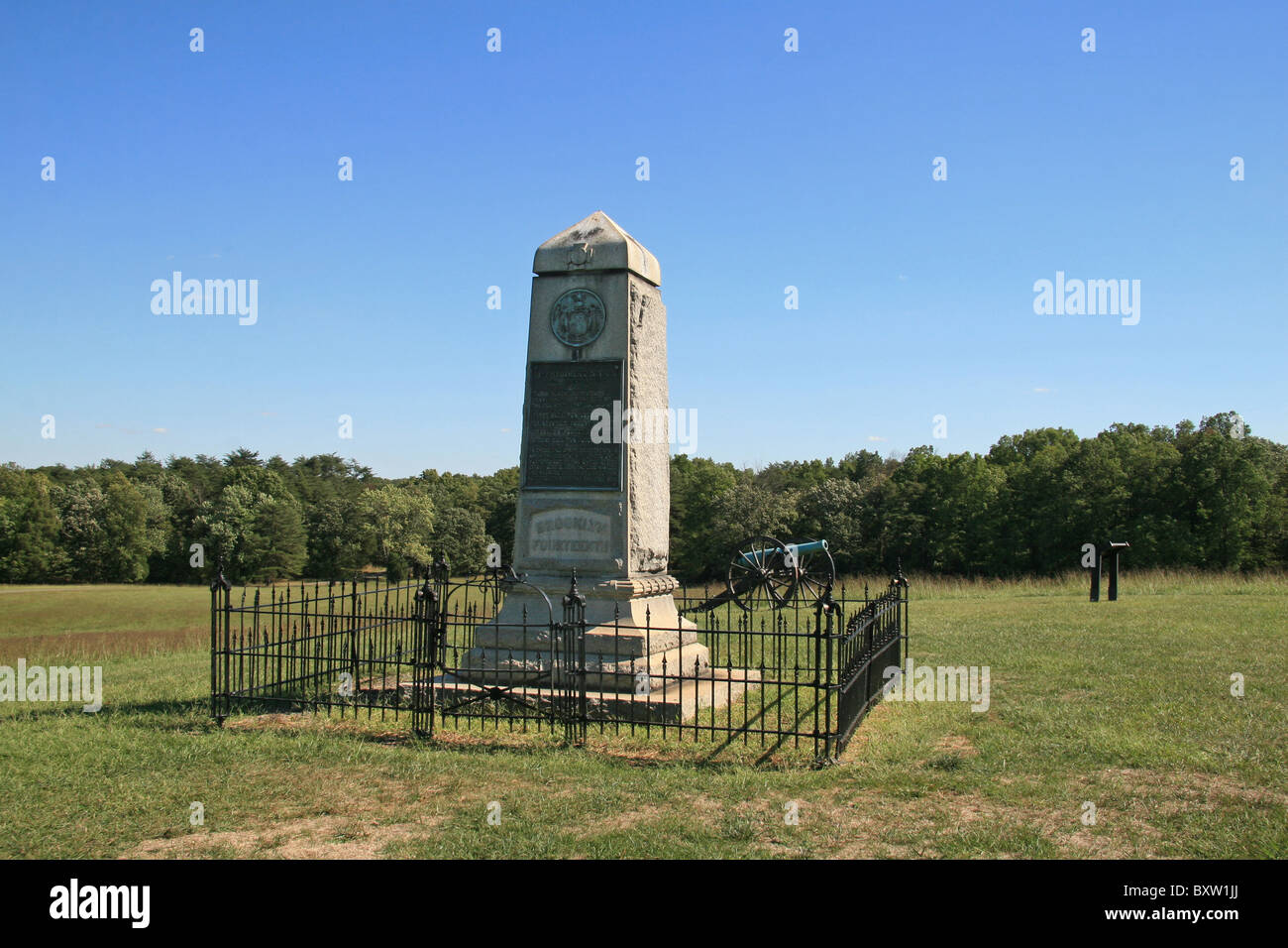 A New York Monument on the Manassas National Battlefield Park,