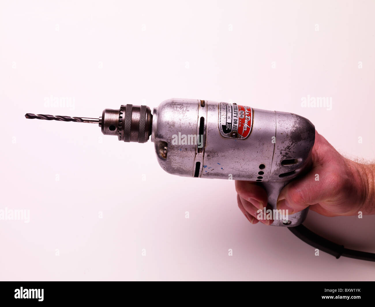 decker electric drill Stock Photo 