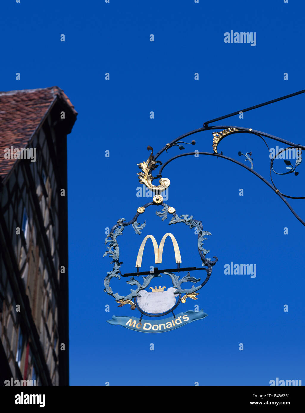 McDonalds Sign, Rothenburg, Bavaria, Germany Stock Photo Alamy McDonalds Sign, Rothenburg, Bavaria, Germany Stock Photo Alamy