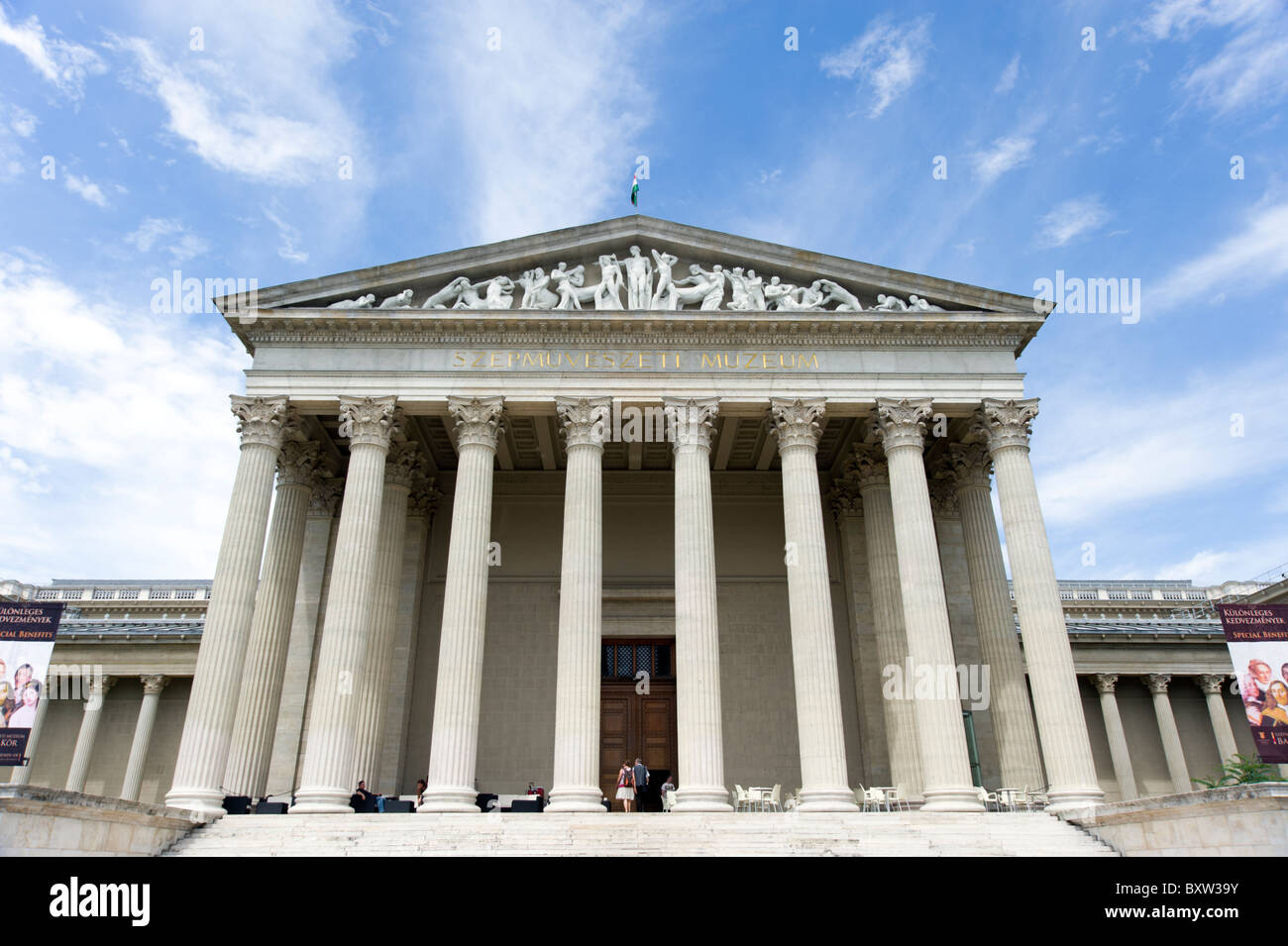 The Museum of Fine Arts, Budapest, Hungary Stock Photo