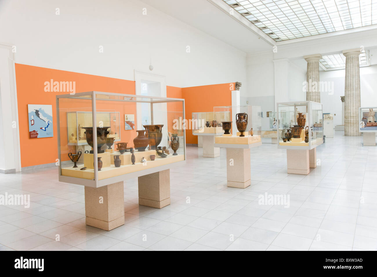 Classical antiquities in the Museum of Fine Arts, Budapest, Hungary Stock Photo