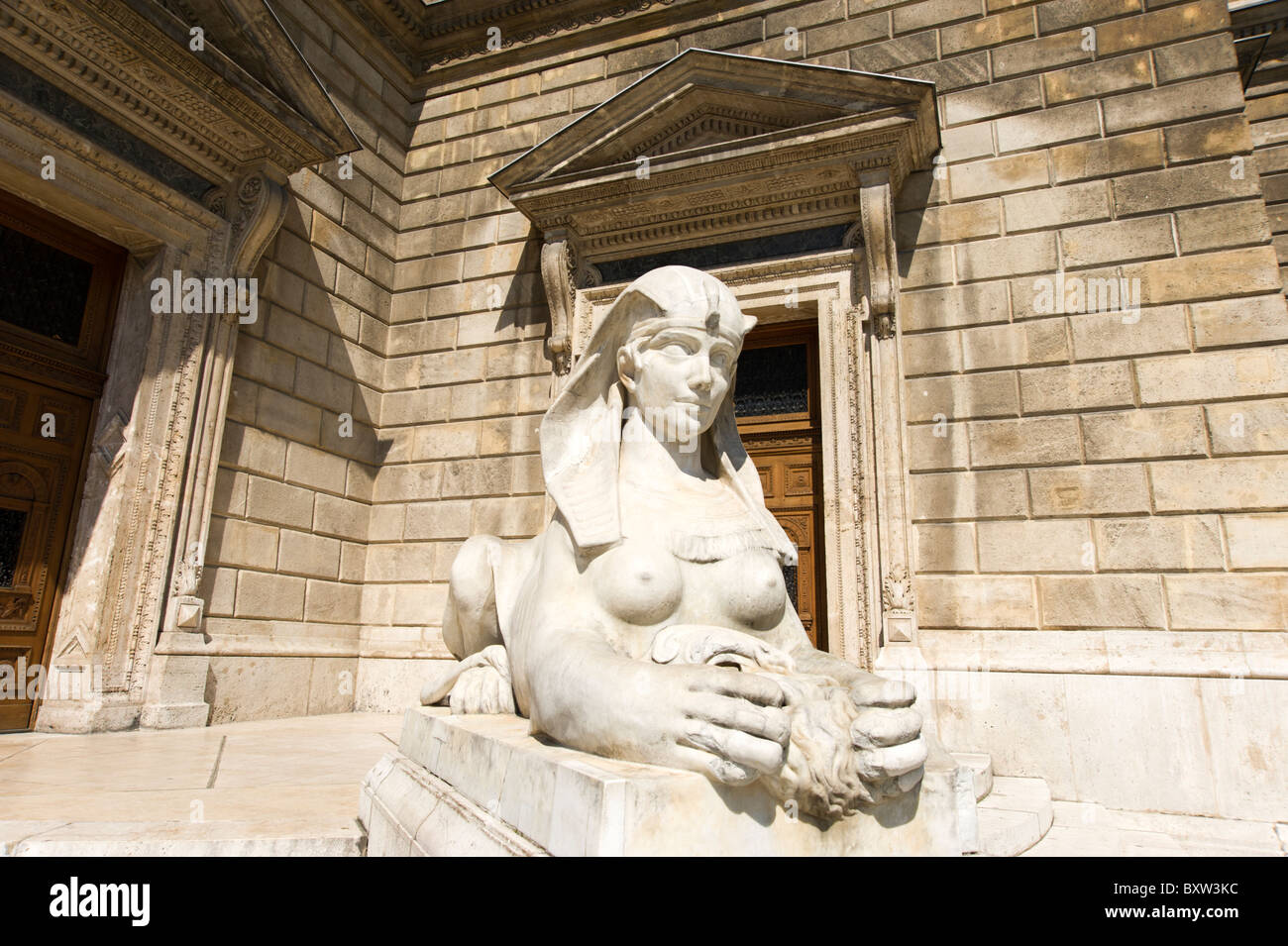 Sculpture outside the Budapest Opera House, Budapest, Hungary Stock Photo