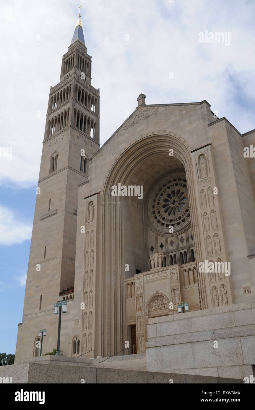 Shrine of The Immaculate Conception in Washington DC Stock Photo