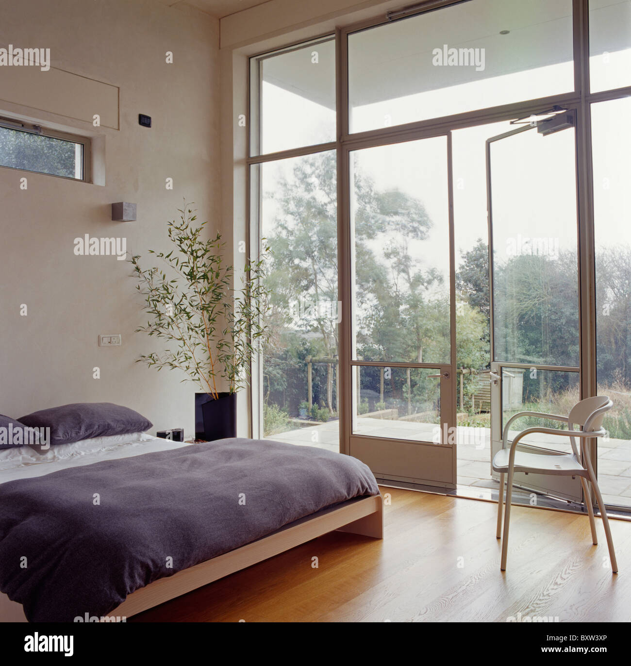 Glass Doors In Floor To Ceiling Window And Glass Doors In